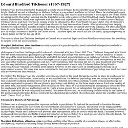 Edward Bradford Titchener