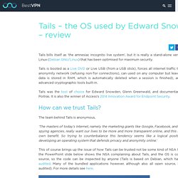 Tails - the OS used by Edward Snowden - review - BestVPN.com