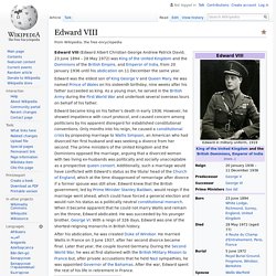 Edward VIII - Wikipedia