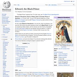 Edward, the Black Prince