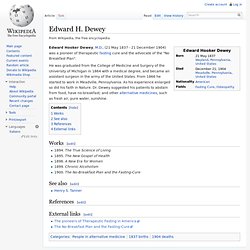 Edward H. Dewey
