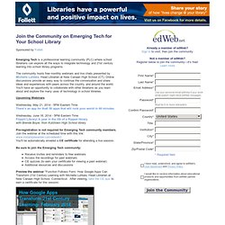edWeb.net/emergingtech webinar archive