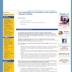 EFA - Liste des COCA (consultations adoption)