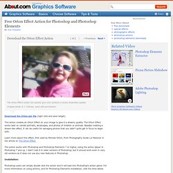 Free Orton Effect Action - One Click Dreamy Effect with the Orton Action for Photoshop and Photoshop Elements