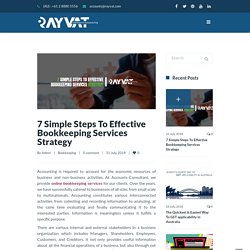 7 Simple Steps To Effective Bookkeeping Services Strategy