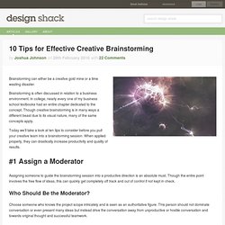 10 Tips for Effective Creative Brainstorming