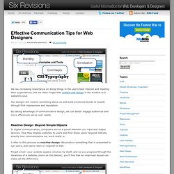Effective Communication Tips for Web Designers
