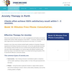 Anxiety Counselling in Perth