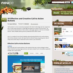 50 Effective and Creative Call to Action Buttons - Noupe