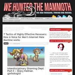7 Tactics of Highly Effective Harassers: How A Voice for Men’s Internet Hate Machine works