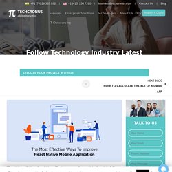 The Most Effective Ways To Improve React Native Mobile Application