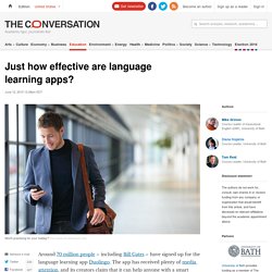 Just how effective are language learning apps?