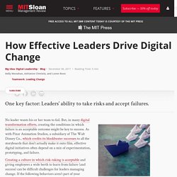 How Effective Leaders Drive Digital Change