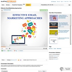Effective Email Marketing Approaches