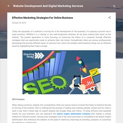 Effective Marketing Strategies For Online Business