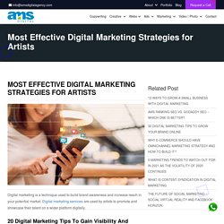 Most Effective Digital Marketing Strategies for Artists