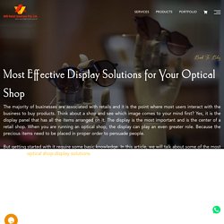 Most Effective Optical Shop Display Solutions in India