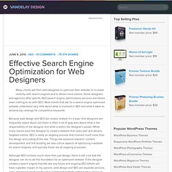 Effective Search Engine Optimization for Web Designers