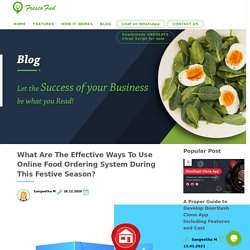What Are The Effective Ways To Use Online Food Ordering System During This Festive Season?