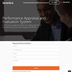 Effective Staff Performance Appraisal System by Sentrient