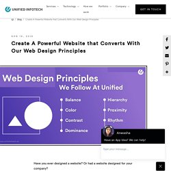 Effective Web Design Principles To Convert Yout Visitors into Customers
