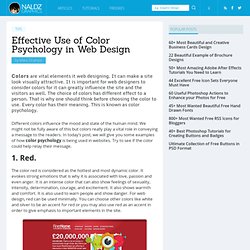 Effective Use of Color Psychology in Web Design