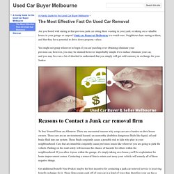 The Most Effective Fact On Used Car Removal - Used Car Buyer Melbourne