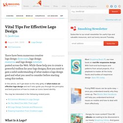 Vital Tips For Effective Logo Design - Smashing Magazine