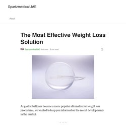 The Most Effective Weight Loss Solution