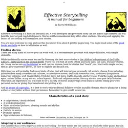 Effective Storytelling - a basic manual