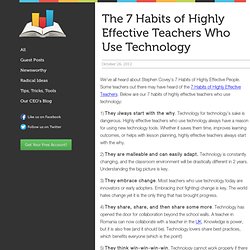 7 habits of highly effective teachersThe Always Prepped Blog