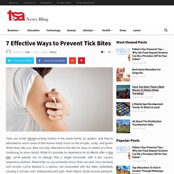 7 Effective Ways to Prevent Tick Bites By TSA News Blog