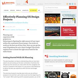 Effectively Planning UX Design Projects