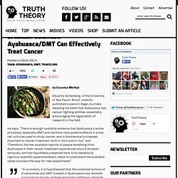 Brazilian Scientist: Ayahuasca/DMT Can Effectively Treat Cancer