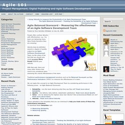 Agile Balanced Scorecard – Measuring the effectiveness of an Agile Software Development Team « Agile 101