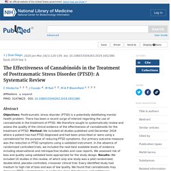 The Effectiveness of Cannabinoids in the Treatment of Posttraumatic Stress Disorder (PTSD): A Systematic Review - PubMed