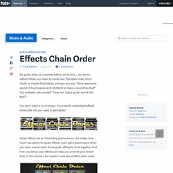 Effects Chain Order