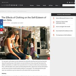 The Effects of Clothing on the Self-Esteem of Teen Girls