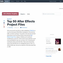 Top 50 After Effects Project Files