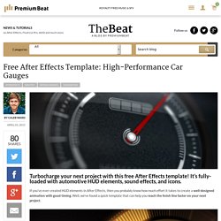 Free After Effects Template: High-Performance Car Gauges
