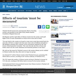 Effects of tourism 'must be measured'