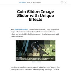 Coin Slider: Image Slider with Unique Effects « Workshop