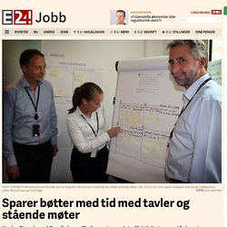 Effektiviserer arbeidsdagen med stående møter - Jobb