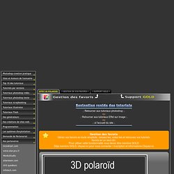 Effet 3D polaroïd