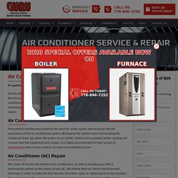 High Efficiency Air Conditioner Service & Repair Surrey, BC