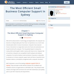 The Most Efficient Small Business Computer Support In Sydney