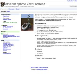 efficient-sparse-voxel-octrees - Open-source implementation of "Efficient Sparse Voxel Octrees"