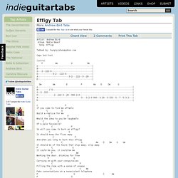 Effigy Tab by Andrew Bird