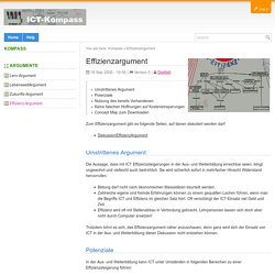 EffizienzArgument · Kompass · wiki.doebe.li