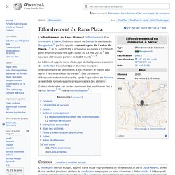 Effondrement du Rana Plaza